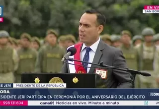 Jerí: “No daremos tregua al crimen ni nos rendiremos nunca”