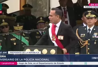 Jerí: Policía es la primera línea en lucha contra delincuencia