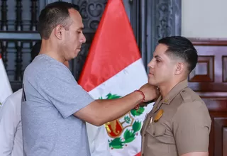 Jerí reconoce a suboficial PNP que abatió a un delincuente en Comas