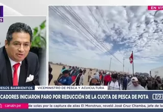 Jesús Barrientos: Cuota de pota protege sostenibilidad pesquera