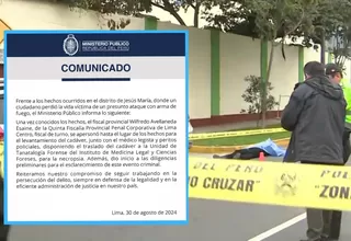 Jesús María: Inician diligencias por asesinato de policía