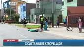 Jesús María: Joven ciclista murió tras ser impactada por volquete - Noticias de tinka