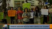 Jesús María: vecinos protestan contra construcción de bypass en Salaverry - Noticias de bypass