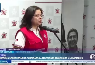 JNE: Ajustes al proceso electoral fueron públicos y transparentes