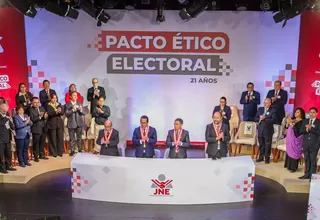 JNE: solo 19 candidatos a la alcaldía de Lima firmaron el Pacto Ético Electoral