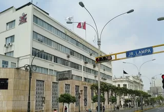  JNE condena actos de vandalismo perpetrados contra su sede central en Lima