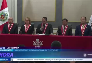 JNE da proclamación de resultados de la primera vuelta electoral