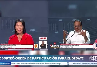 JNE definió orden de intervención para debates de segunda vuelta