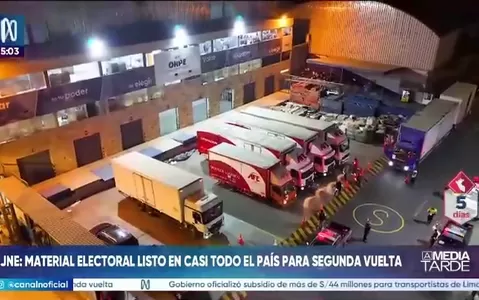 JNE distribuyó material electoral casi en su totalidad