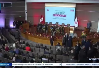 JNE entrega credenciales a diputados electos del nuevo Congreso bicameral