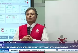 JNE fija el 28 de octubre como plazo para recuentos de votos de elecciones regionales
