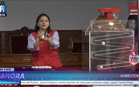 JNE sorteó orden de candidatos en debates a la alcaldía de Lima Metropolitana