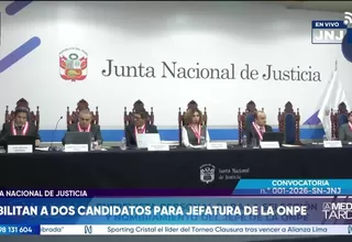 JNJ: Habilitan a dos candidatos para la jefatura de la ONPE
