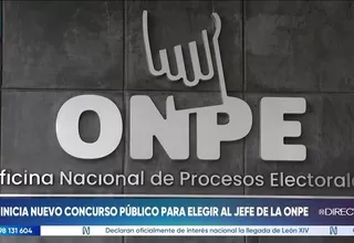 JNJ inicia nuevo concurso público para elegir al jefe de la ONPE por cuatro años