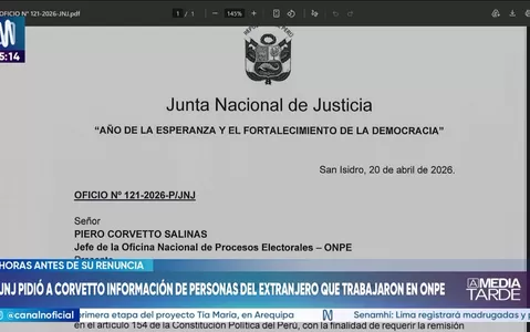 JNJ pidió a la ONPE información sobre su personal extranjero