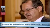 JNJ: Suspenden juramentación de magistrados Marco Falconí y María Zavala - Noticias de jnj