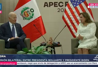 Joe Biden y Dina Boluarte sostuvieron reunión bilateral