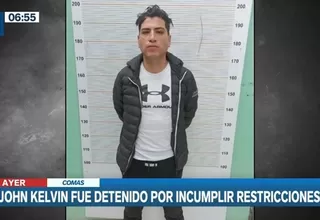 John Kelvin fue detenido por incumplir restricciones