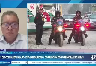 Exjefe PNP Jorge Angulo sobre elecciones: “Se usa a la Policía como tema político”