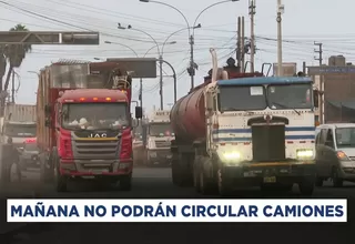 Jorge Chávez: Restringen paso de carga pesada en Morales Duárez
