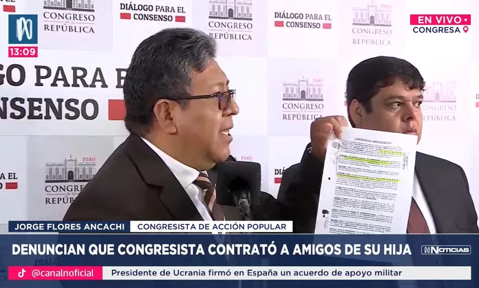 Jorge Flores Ancachi Sobre Contrato A Amigos De Su Hija Canal N