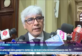 Senador Jorge Gavidia renuncia a Buen Gobierno y anuncia que permanecerá en el grupo mixto
