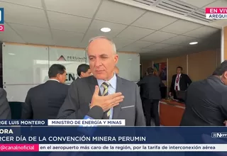 Jorge Montero: Conga está detenido y debe replantearse desde cero