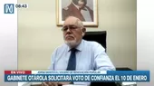 Jorge Montoya: Asumo con fastidio que la Policía no participe en la Marcha por la Paz - Noticias de marcha-paz