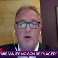 Muñoz: Mis viajes no son de placer