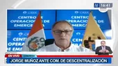 Muñoz: "No quiero decir que no habrá más incendios, pero el compromiso es evitarlos" - Noticias de incendios