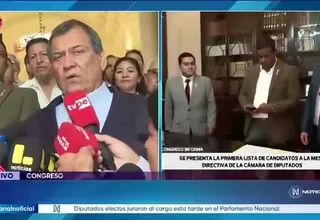 Jorge Nieto: "El país necesita un Congreso que fiscalice al Ejecutivo"