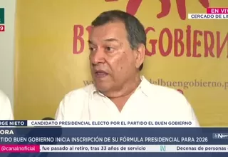 Jorge Nieto critica gestión de seguridad ciudadana del gobierno