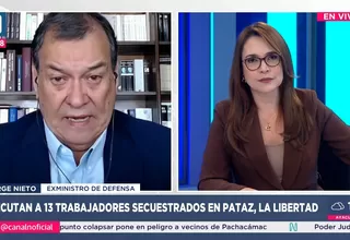 Jorge Nieto: “Dina Boluarte es responsable política de Pataz”