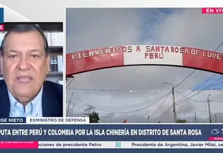 Jorge Nieto: Perú debe separar política de límites y fronteras