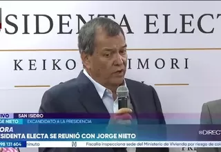 Jorge Nieto propone a Keiko Fujimori evaluar vías legales para la libertad de Pedro Castillo
