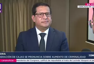 Jorge Solís: El gota a gota tiene colocado en el mercado, bajo la modalidad extorsiva, S/4 mil millones