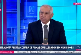 José Baella: Compra de armas sin municiones debe investigarse