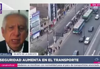 José Baella: El Estado no garantiza seguridad a transportistas