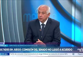 José Baella pide diálogo en el Senado para destrabar facultades legislativas y acusa a Roberto Sánchez de promover el caos
