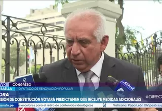 José Baella plantea dar seis meses al Gobierno para mostrar resultados en seguridad ciudadana