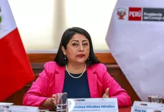 José Balcázar da por concluida designación de Denisse Miralles como presidenta del Consejo de Ministros