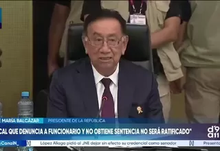 José Balcázar: "Fiscal que denuncia y no obtiene sentencia no será ratificado"