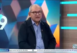 José Cevasco: "El transfuguismo tendrá mayores restricciones en el nuevo Congreso"