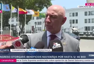 José Cueto critica beneficios navideños y atribuye problema a estructura salarial del Estado