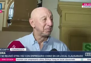 José Cueto cuestiona falta de transparencia del presidente y sugiere que evalúe renunciar