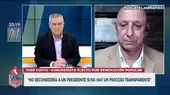 José Cueto: No reconocería al presidente si no se lleva a cabo un proceso transparente - Noticias de jose-cueto