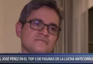 José Domingo Pérez en el top 5 de figuras contra la corrupción en América Latina