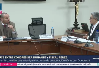 José Domingo Pérez y Muñante se enfrentan por caso Odebrecht