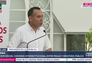 José Jerí: Tras 10 años, este gobierno toma decisión firme contra la criminalidad