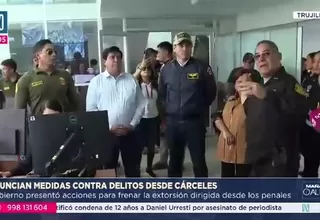 José Jerí anuncia nuevas medidas contra delitos desde penales